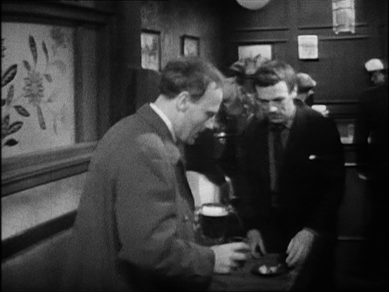 Callan and Lonely about to sit down in the pub