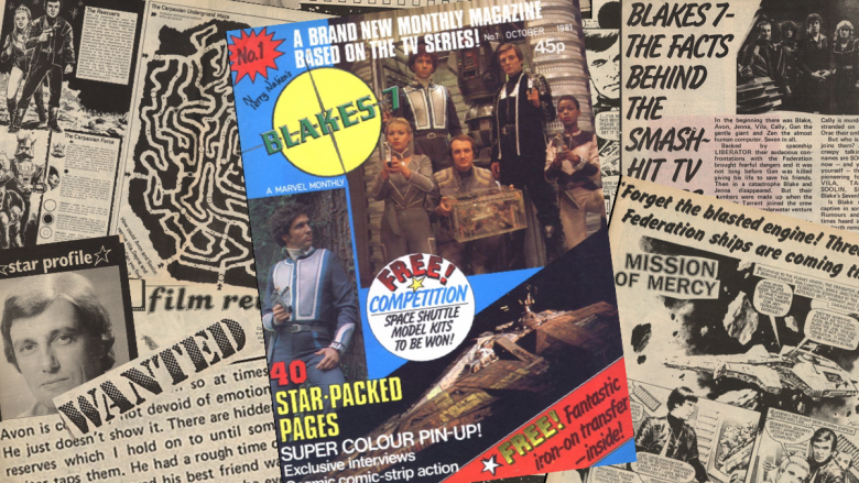 Blake's 7 magazine issue 1 collage