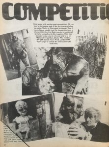 competition corner with monster images