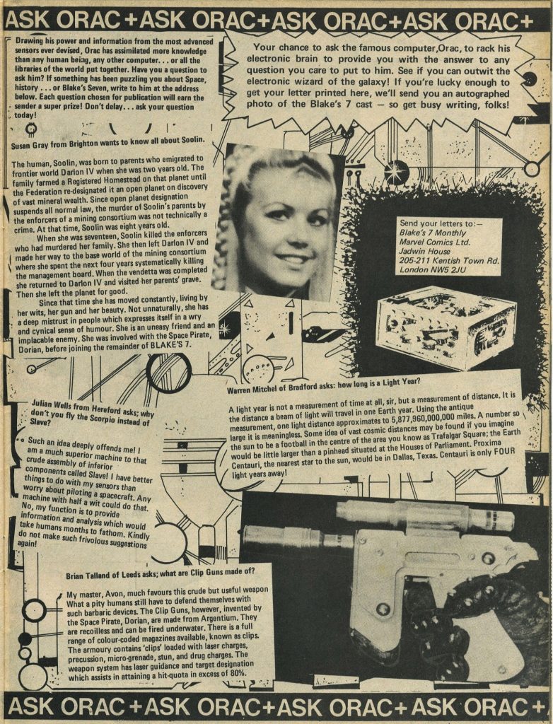 Questions and answers for Orac