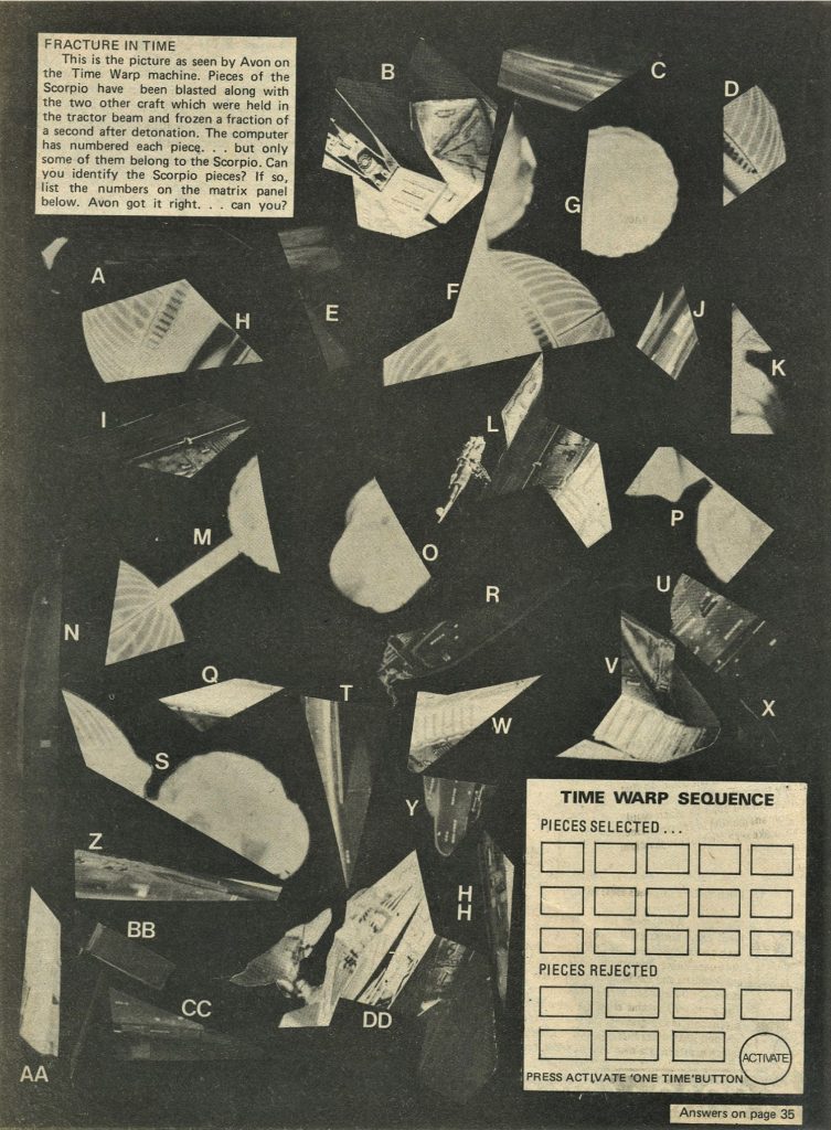 broken up pieces of spaceships