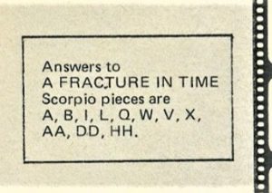 Answers to a fracture in time