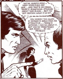 Avon rebuking Vila comic