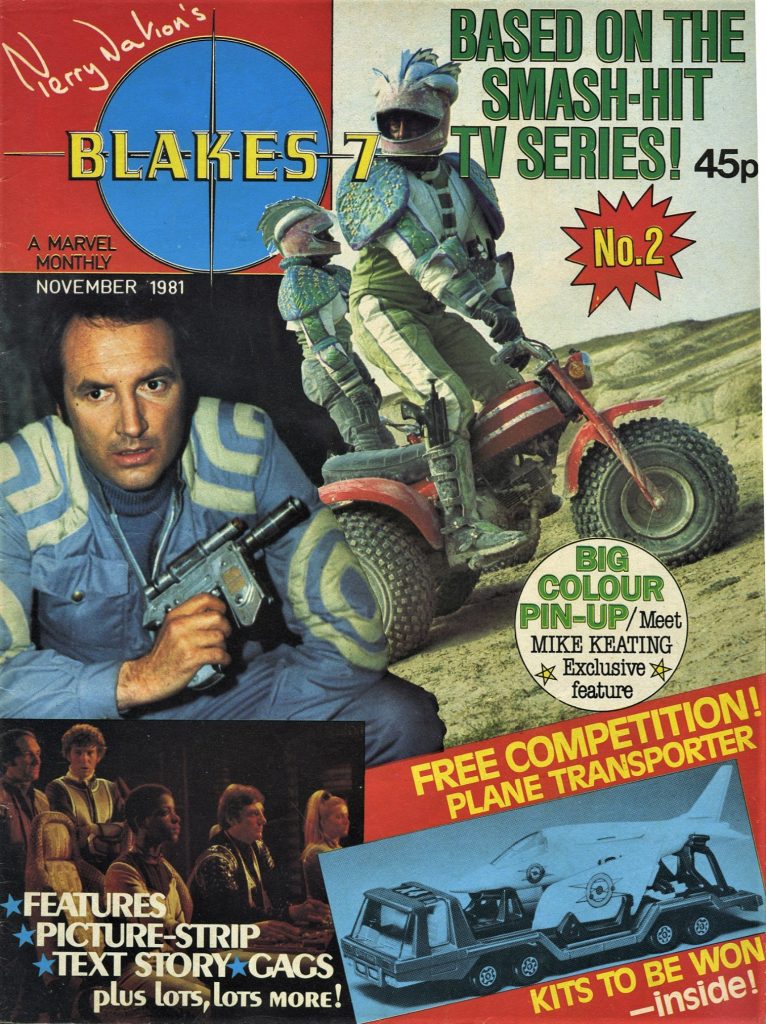Blake's 7 monthly issue 2 cover