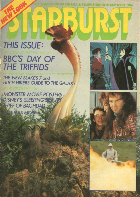 starburst cover with large triffid