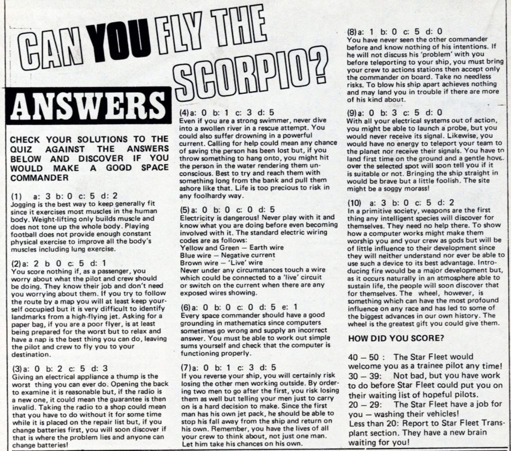 can you fly the scorpio answers