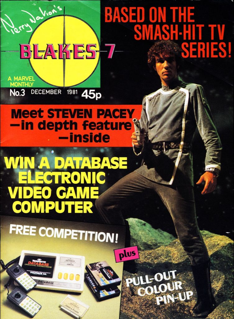 cover of blake's 7 monthly issue 3