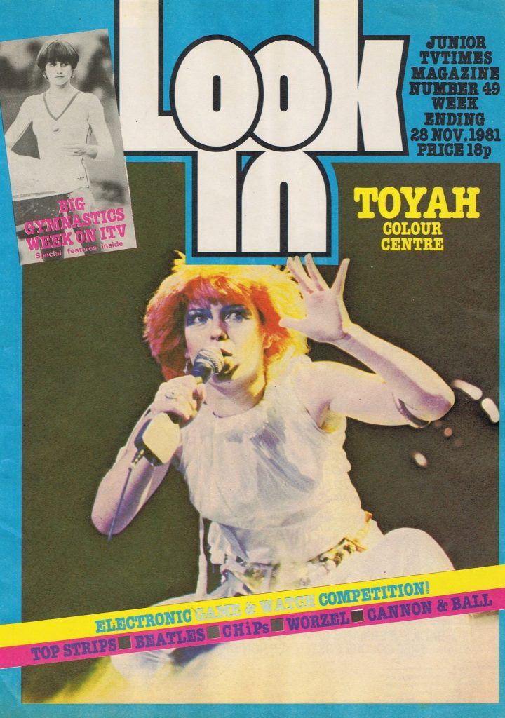 Look-In cover featuring Toyah