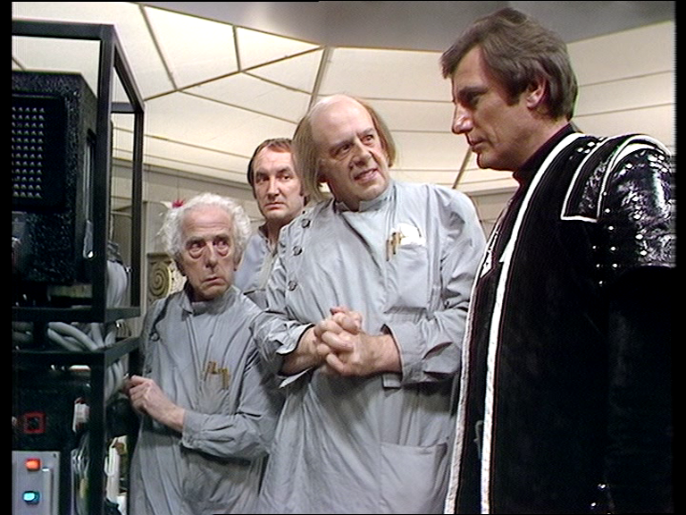 Pinder, Vila, Egrorian and Avon survey the Tachyon funnel