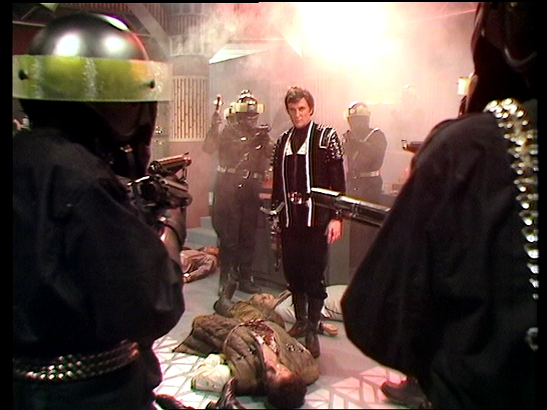 Avon surrounded by Federation troopers