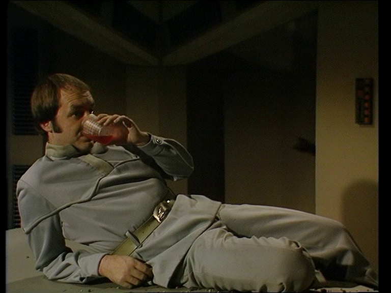 Vila lounging and sipping wine