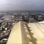 vogon ship looming over london and st pauls