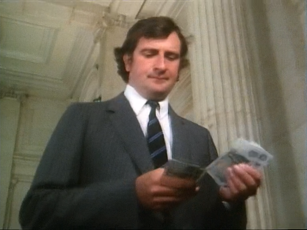 Douglas Adams counting money