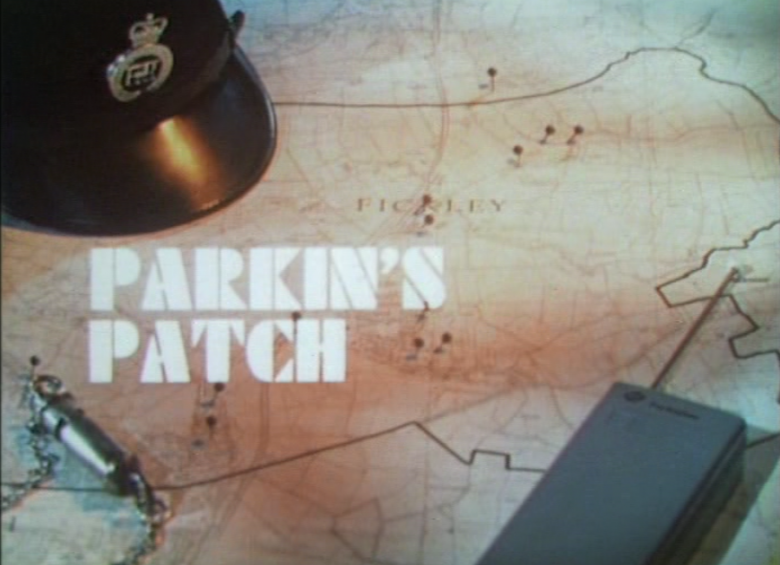 parkin's patch titles with a police helmet on a map of finchley
