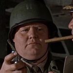 Thick Wilson in army uniform in The Dirty Dozen