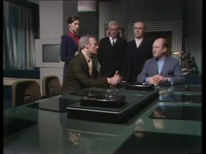 Robert Lang with Edward Woodward in 1990 - Non Citizen