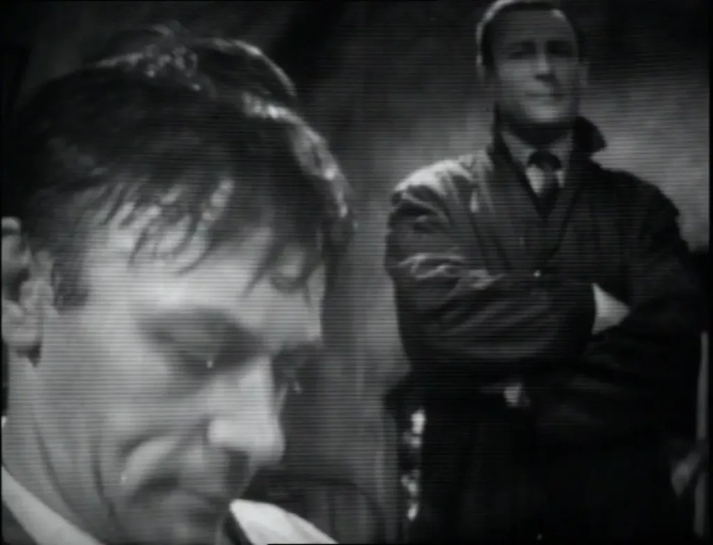 Lonely looks down in as Callan watches on.