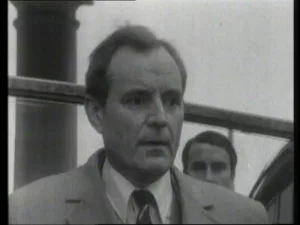 Shocked Hunter looks off camera at Bunin